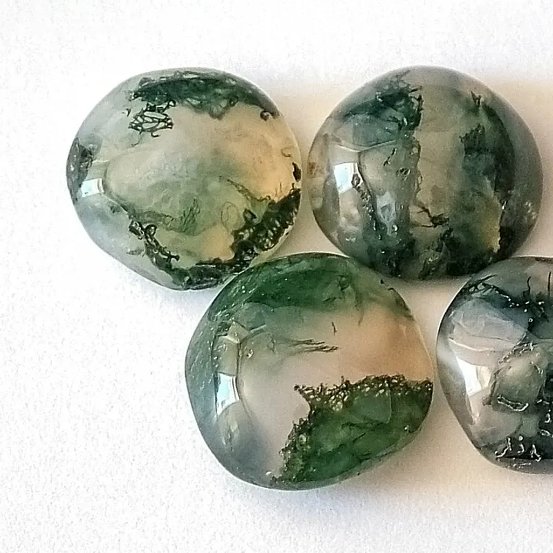 Moss Agate Tumble Stone