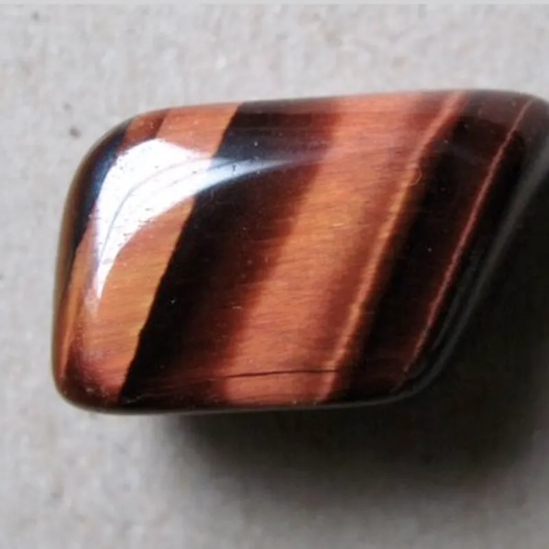 Red Tiger's Eye Tumble Stone