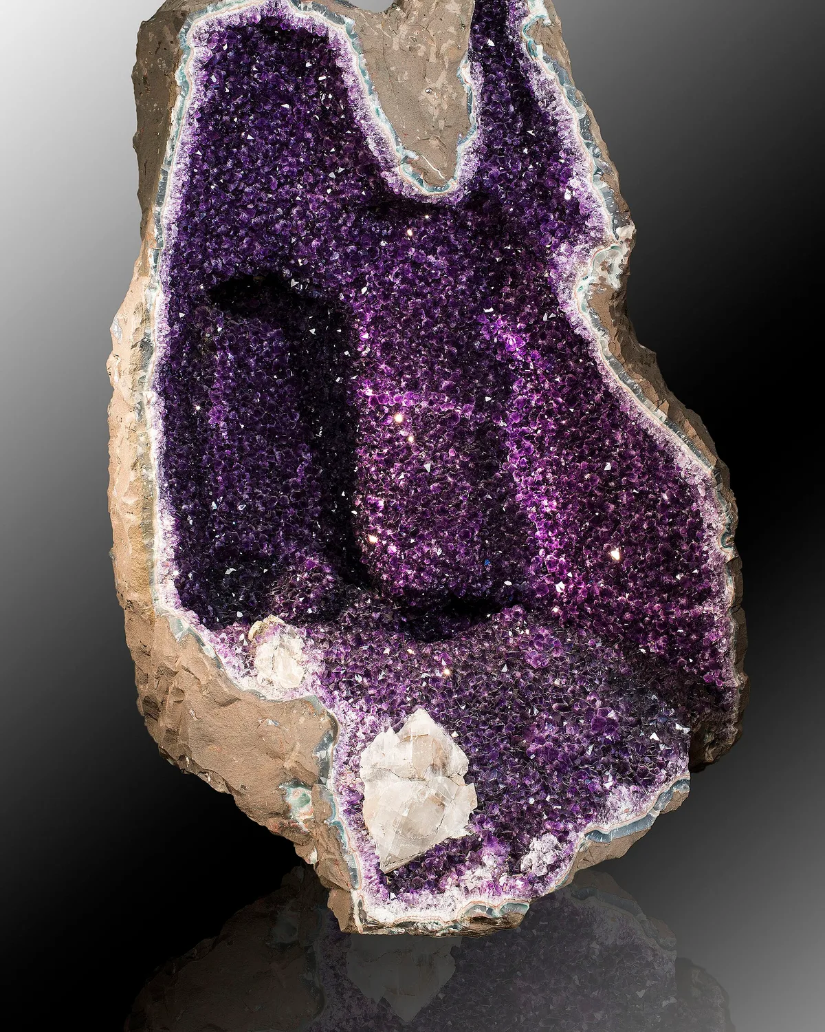 Amethyst crystals