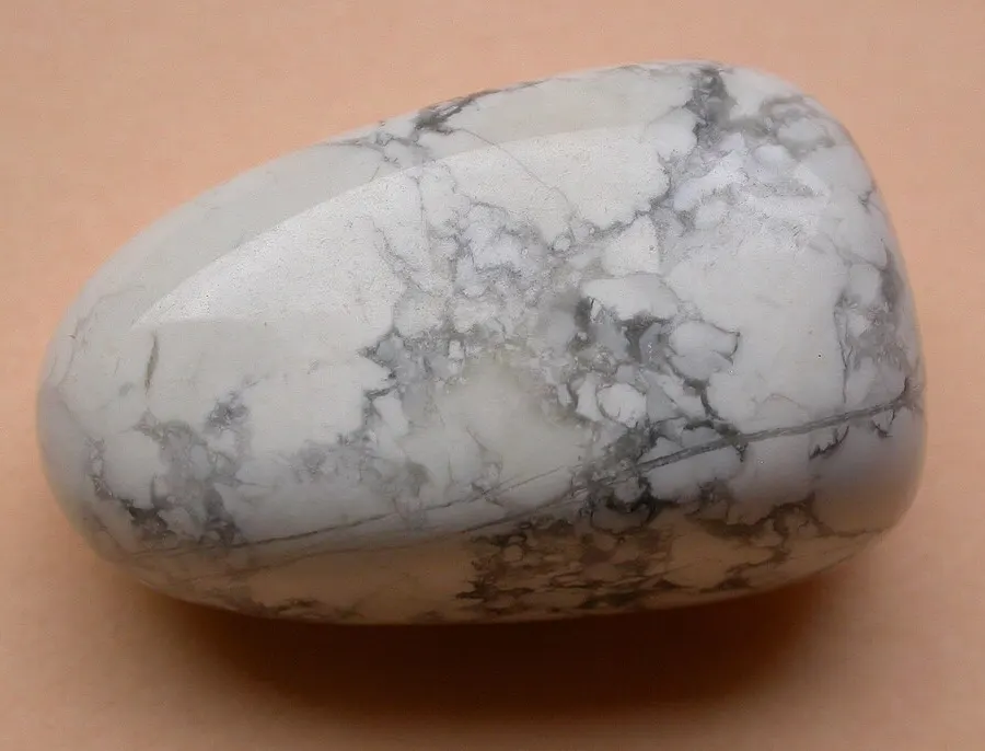 Natural Howlite Tumble Stone
