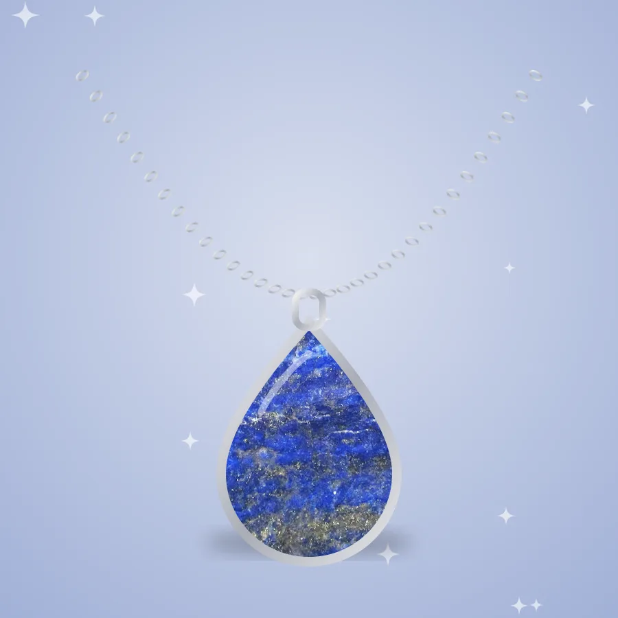 Lapis Lazuli Teardrop Pendant