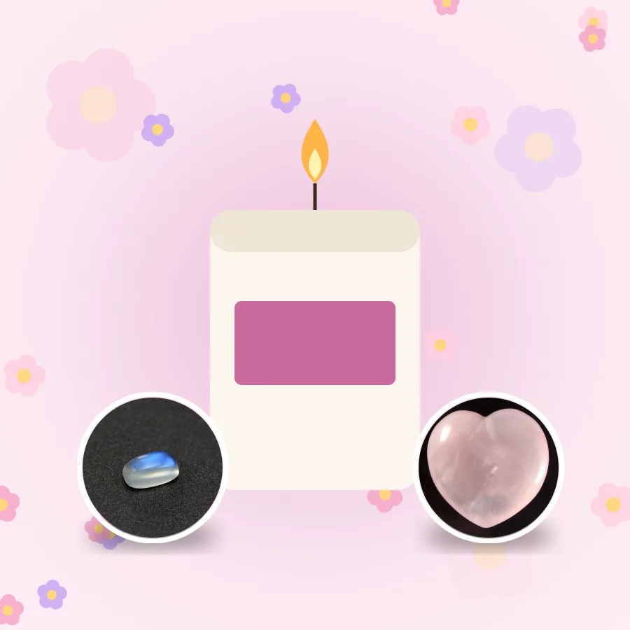 Mother's Day Crystal Candle Set